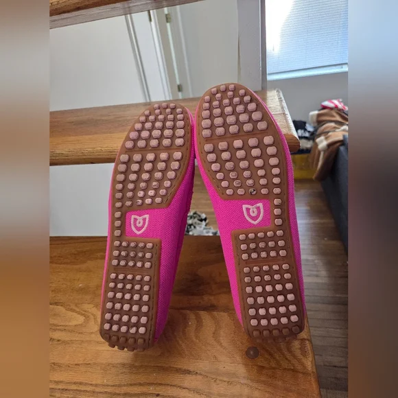 Rothy's The Driver Loafer Classic Business Casual Dragonfruit Pink Knit Size 10 - Picture 7 of 9